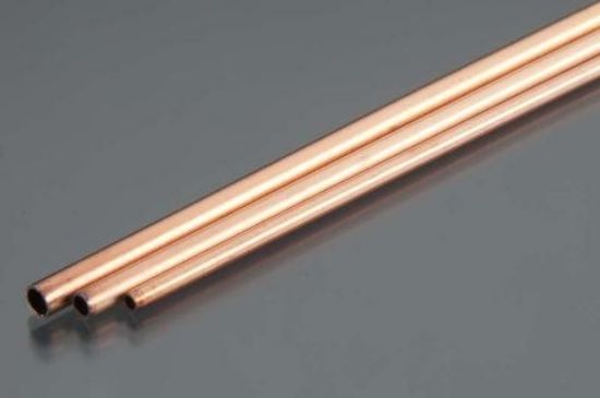 Picture of 3/32", 5/32", 1/8" Bendable Copper Tubes (3/cd)
