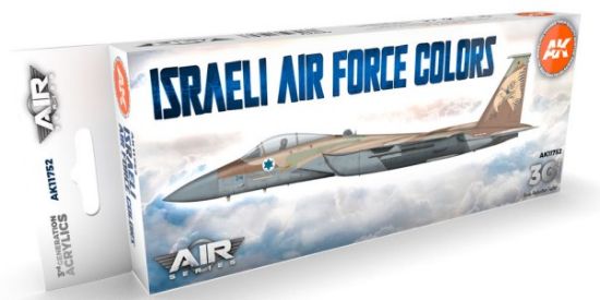 Picture of Air Series: Israeli Air Force Aircraft Acrylic Paint Set (8 Colors) 17ml Bottles