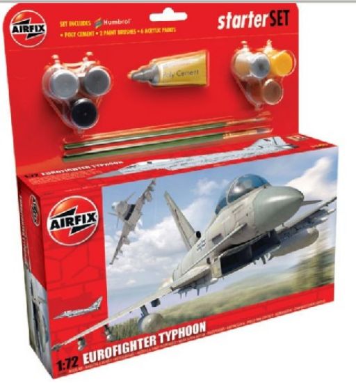 Picture of Airfix A50098 Eurofighter Typhoon Gift Set 1:72 with Paint/Glue