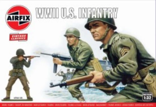 Picture of Airfix models 2703 1:32 WWII US Infantry Figure Set