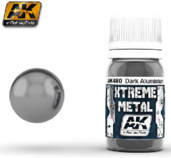 Picture of AK Interactive Xtreme Metal Dark Aluminum Metallic Paint -- Hobby