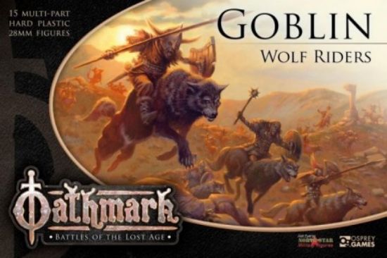 Picture of 28mm Oathmark Battle of the Lost Age: Goblin Wolf Riders (15 mtd) (D)