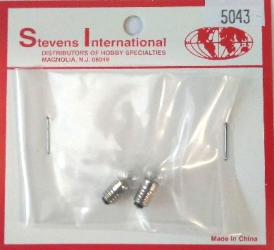 Picture of 3.5v Clear Screw Base Large-Globe Bulb fits STV #4935 Socket (2/cd)