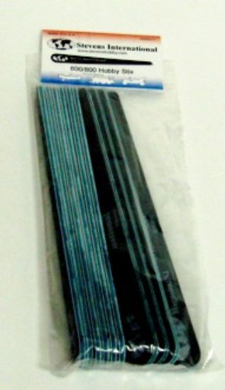 Picture of 800/800 Grit XXX-Fine Hobby Stix Sanding Sticks (10/Bag)