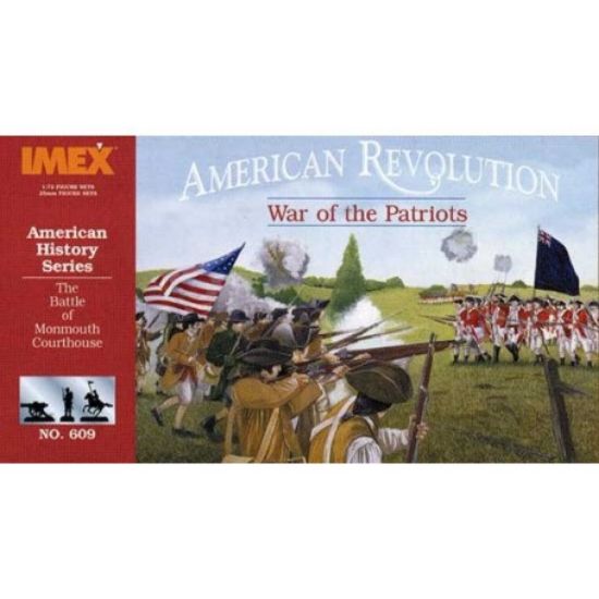 Picture of Battle of Monmouth Courthouse Revolutionary War -- Plastic Model Military Diorama -- 1/72 -- #609
