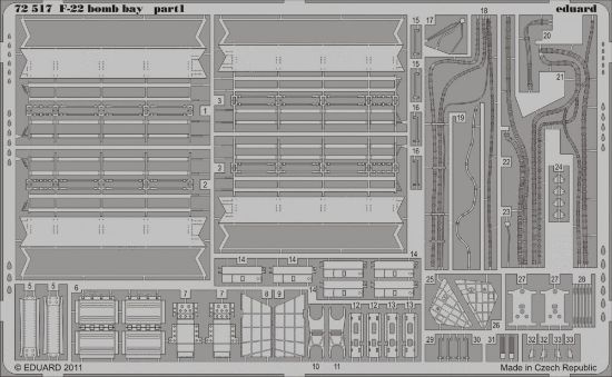 Picture of Boeing F-22 Raptor Bomb Bay (designed to Be Assembled Wi