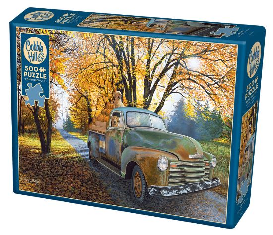 Picture of Joyride (Pickup Truck w/Pumpkins & Dogs) Puzzle (500pc)