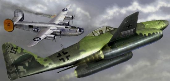 Picture of Me-262A-1A Messerschmitt, 1/144 by Trumpeter, Model Airplane