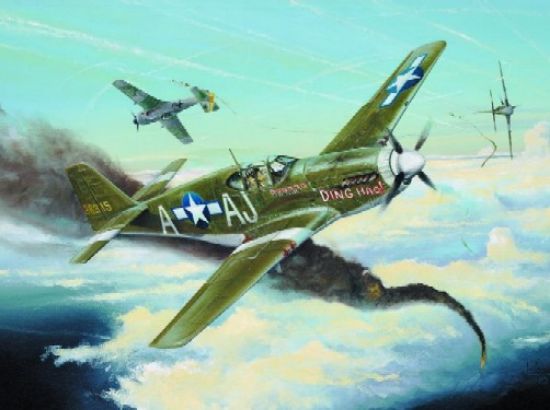 Picture of P-51B Mustang, 1/32 by Trumpeter, Model Airplane