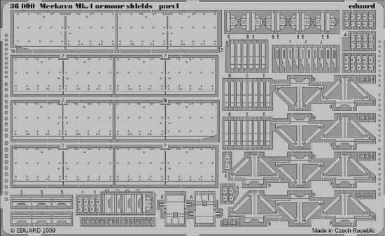 Picture of Tiger I Grills (self adhesive) (designed to Be Assembled