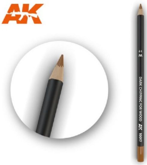Picture of Weathering Pencils: Dark Chipping for Wood (5/Bx)