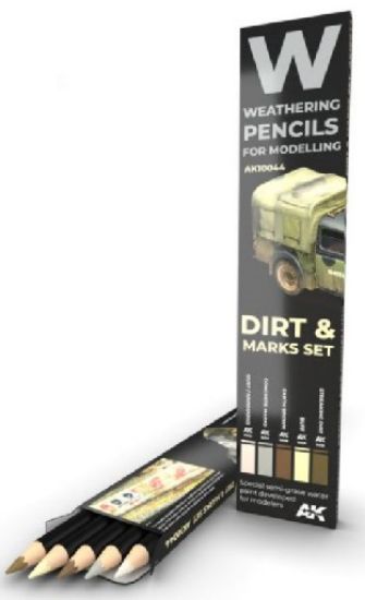 Picture of Weathering Pencils: Dirt Marks Set (5 Colors)