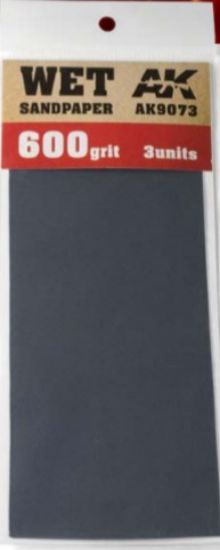 Picture of Wet Sandpaper Sheets 600 Grit (3)