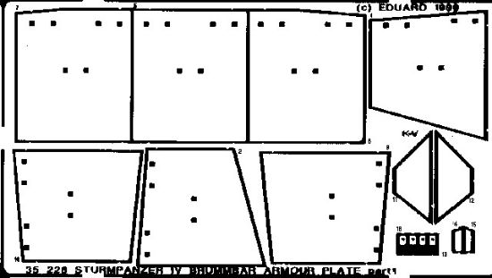 Picture of Brummbar Armoured Plate (designed to Be Assembled with M