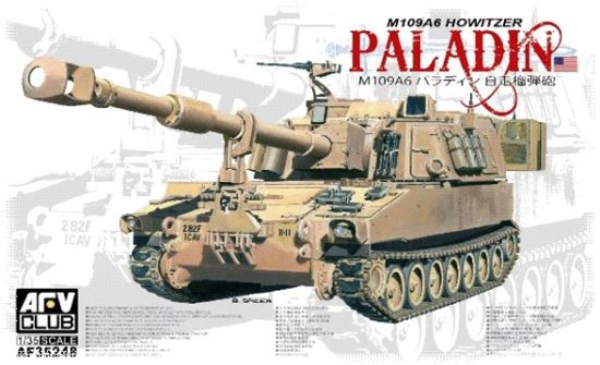 Picture of AFV Club M109A6 Howitzer Paladin -- Plastic Model Tank Kit -- 1/35