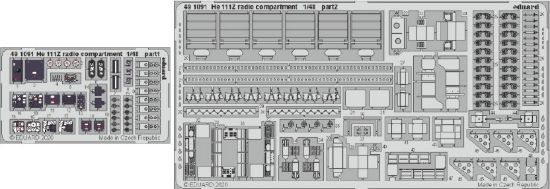 Picture of 1/48 Aircraft- He111Z Radio Compartment  for ICM (Painted)(D)