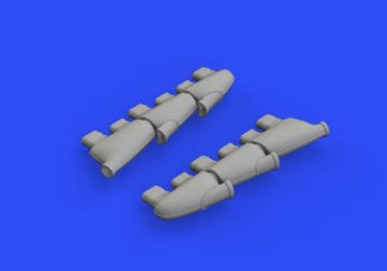 Picture of 1/48 Aircraft- Spitfire Mk I Exhaust Stacks for EDU (Resin)