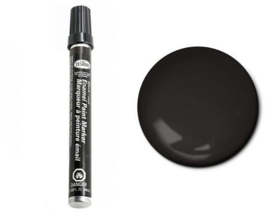 Picture of 1/3oz. Tube Enamel Paint Marker Flat Black