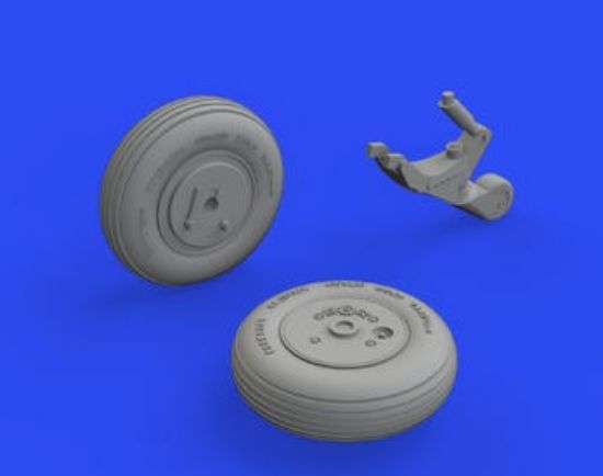 Picture of 1/48 Aircraft- A6M3 Wheels for EDU (Mask & Resin)