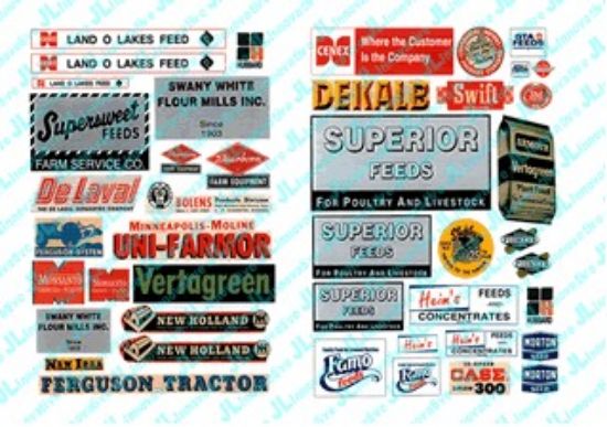 Picture of HO 1950's-Present Grain Elevator Feed &amp; Seed Signs (44)