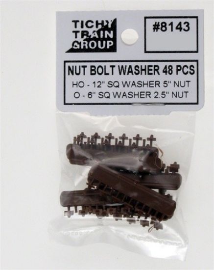 Picture of HO 5" Nut Bolt w/12" Square Washer (48)