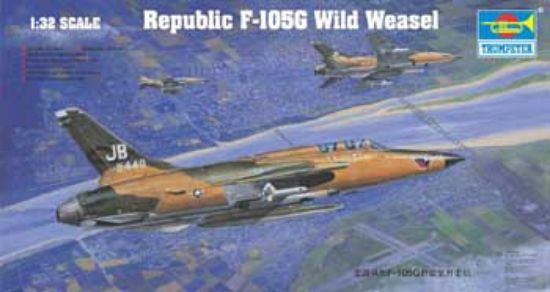 Picture of F-105G Thunderchief, 1/32 by Trumpeter, Model Airplane