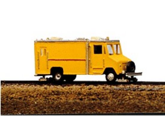 Picture of Railway Express Miniatures Mow Vehicles Box Van High Rail Inspection