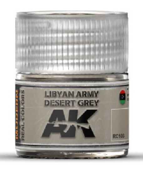 Picture of Real Colors: Libyan Army Desert Grey Acrylic Lacquer Paint 10ml Bottle