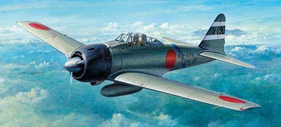 Picture of Tamiya 1/72 Mitsubishi A6M3 Zero Fighter Model 32 60784