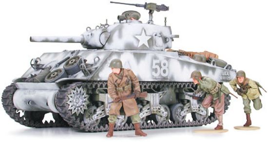 Picture of Tamiya 35251 M4A3 Sherman 105mm Howitzer Assault Support