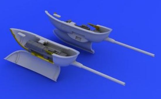 Picture of 1/48 Aircraft- Bf109 Cannon Pods for EDU (Photo-Etch & Resin)