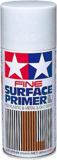 Picture of Tamiya 87064 Fine Surface Primer L- Light Gray 180ml Spray Can