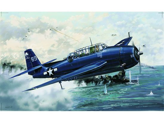 Picture of Trumpeter 1/32 TBM-3 Avenger Aircraft Plastic Model Plastic Model