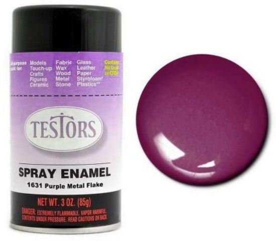 Picture of 3oz. Spray Finishing Enamel Burgundy Purple Metal Flake