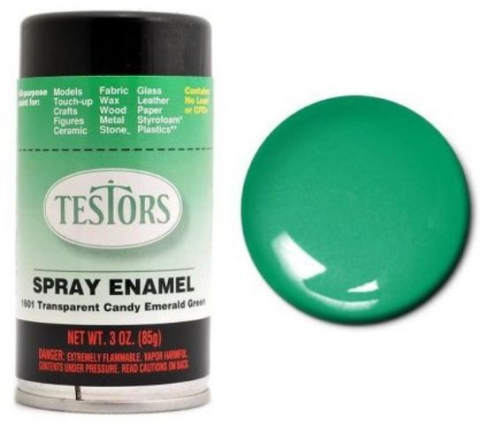 Picture of 3oz. Spray Finishing Enamel Transparent Candy Emerald Green