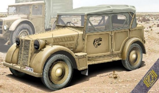 Picture of Ace Plastic Models 508CM Colonial Italian Light Car -- Plastic Model