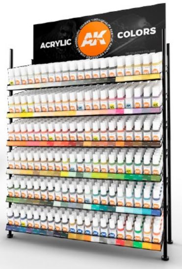 Picture of Acrylic Small Range Paint Deal w/91001R Rack (3 each 120 colors)