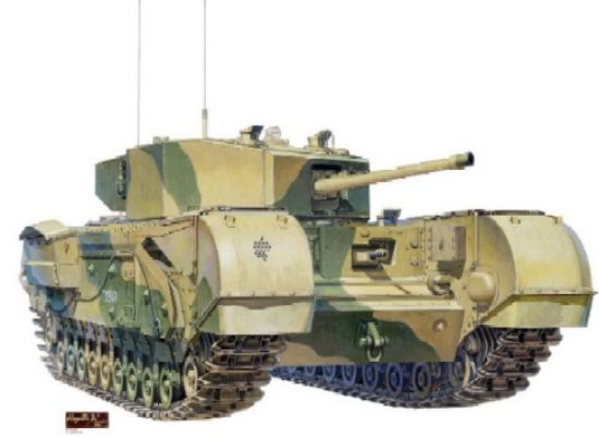 Picture of AFV Club British Churchill MK III Infantry Tank -- Plastic Model