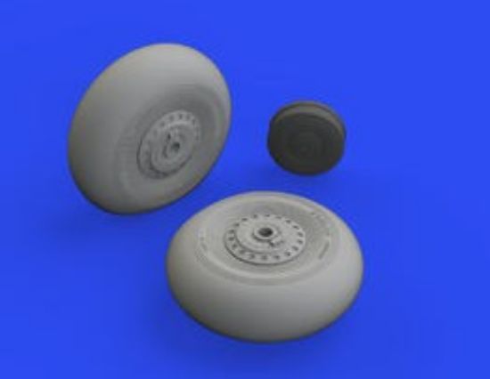 Picture of 1/48 Aircraft- Lancaster B Mk I Wheels for HKM (Mask & Resin)
