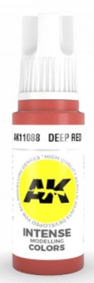 Picture of Deep Red Acrylic Paint 17ml Bottle