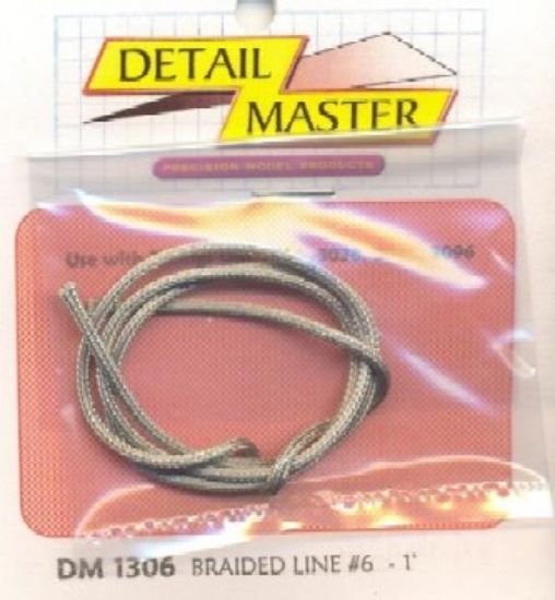 Picture of Detail Master Braided Line #6 .080-1ft -- Plastic Model Vehicle
