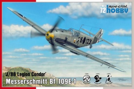 Picture of 1/72 Messerschmitt Bf109E1 J/88 Legion Condor Fighter