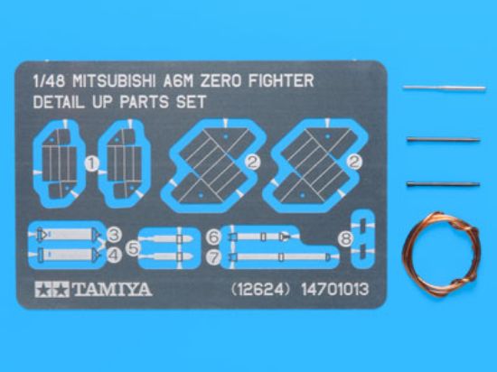 Picture of Tamiya 12624 - 1/48 Mitsubishi A6M Zero Fighter Detail-Up Parts Set