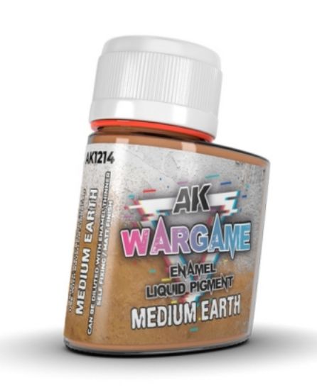 Picture of Wargame Liquid Pigment: Medium Earth Enamel 35ml Bottle