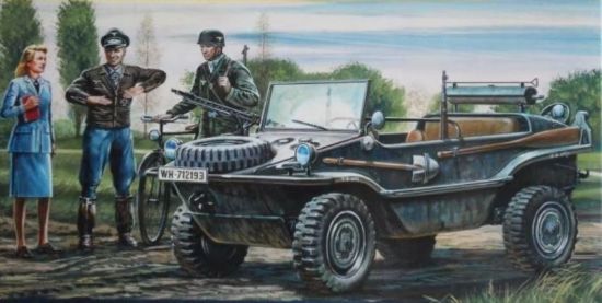 Picture of Schwimmwagen, 1/35 by Italeri, Model Vehicle