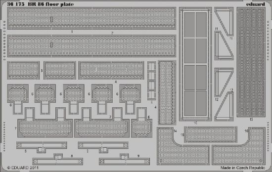 Picture of 1/35 Armor- BR86 Floor Plate for TSM(D)