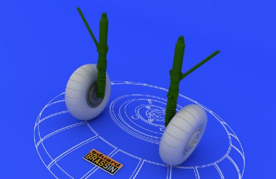 Picture of Eduard Brassin 1:48 - BF110 C/D Main Undercarriage Wheels - EDB648052