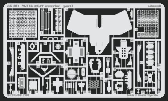 Picture of Eduard Models Armor- M113 ACAV Exterior -- Plastic Model Vehicle