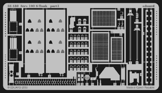 Picture of Eduard Models Armor- Strv 103 S-Tank -- Plastic Model Vehicle