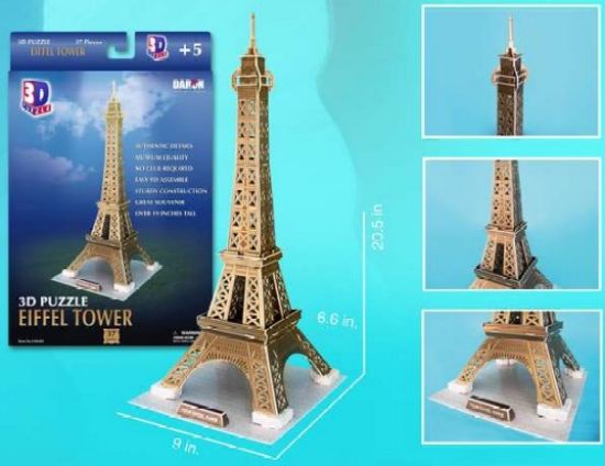 Picture of Eiffel Tower (Paris, France) (37pcs) -- 3D Jigsaw Puzzle -- #44